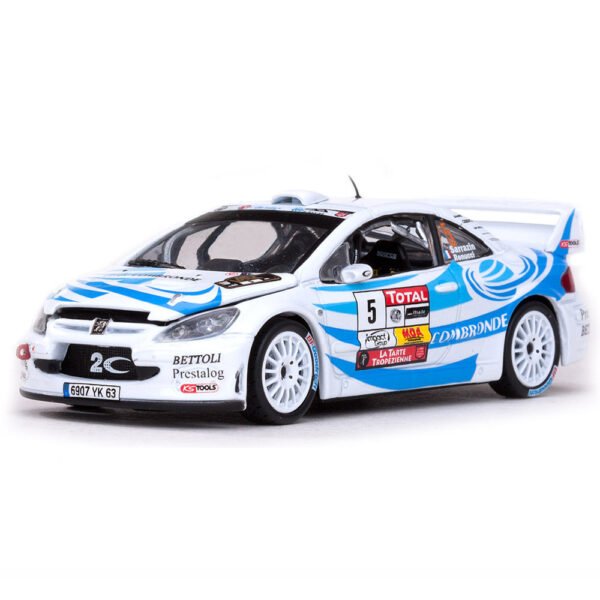 Auto Vitesse Peugeot 307 Wrc #5 S.sarrazin 2011 Escala 1/43-BLANCO