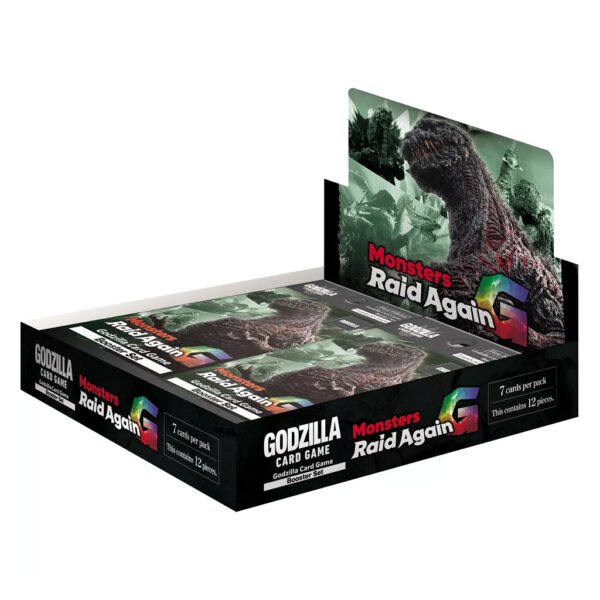 Cartas Bandai Tcg: Godzilla Card Game - Mosnters Raid Again Display Box 12 Pcs (0720)