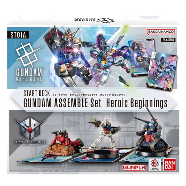 Cartas Bandai Tcg Gundam Card Game: Starter Deck - Gundam Assemble Set Heroic Beginnings (83325)