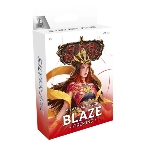 Cartas Flesh And Blood Tcg: Silver Age Deck - Blaze -firemind- (5084)