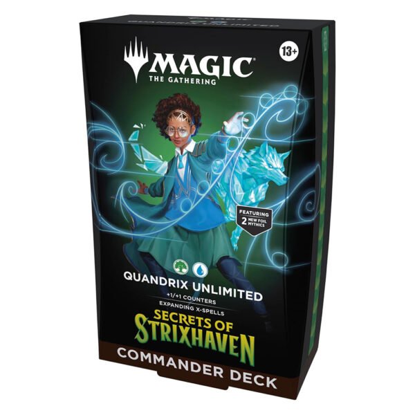 Cartas Magic: The Gathering - Secrets Of Strixhaven - Quandrix Unlimited Commander Deck (0005)