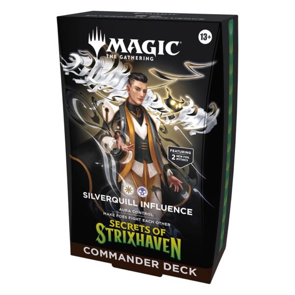Cartas Magic: The Gathering - Secrets Of Strixhaven - Silverquill Influence Commander Deck (0001)
