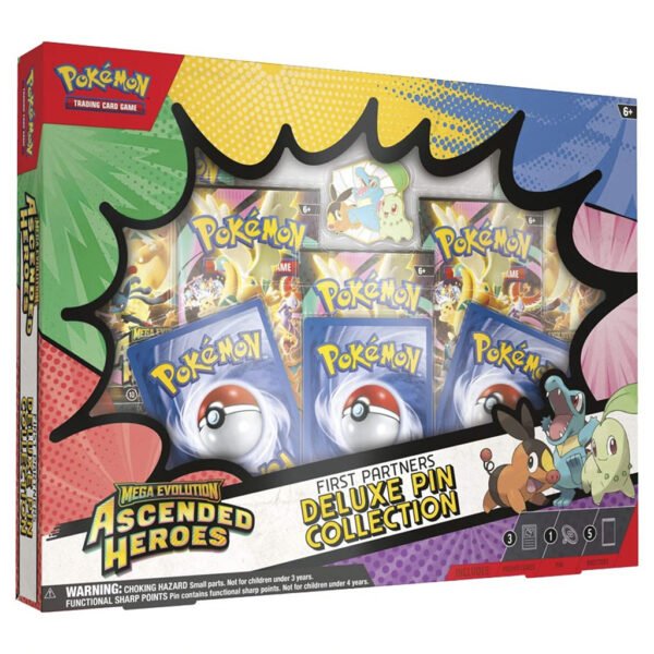 Cartas Pokémon Tcg: Mega Evolution 2.5 Ascended Heroes - First Partners Deluxe Pin Collection (1421)