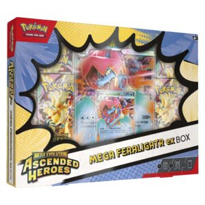 Cartas Pokémon Tcg: Mega Evolution 2.5 Ascended Heroes - Mega Feraligator Ex Box (1469)