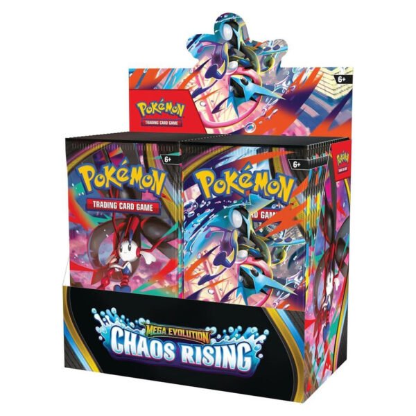 Cartas Pokemon Tcg: Mega Evolution - Chaos Rising Booster Packs (36 Peças)
