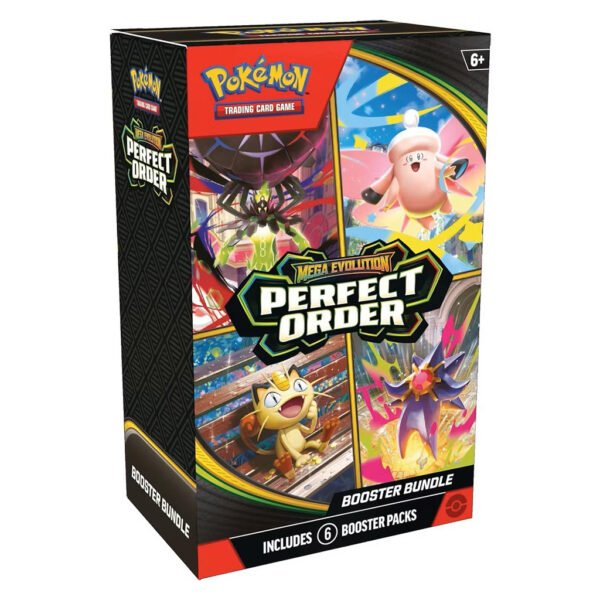 Cartas Pokémon Tcg: Mega Evolution Perfect Order - Booster Bundle (0478)