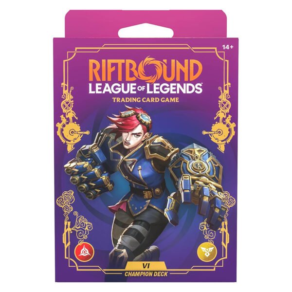 Cartas Riftbound Tcg: League Of Legends Tcg Champion Deck - Vi (7429)