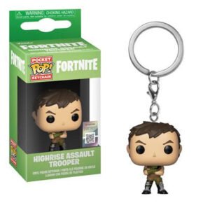 Llavero Funko Pocket Pop Keychain Fortnite Highrise Assault Trooper