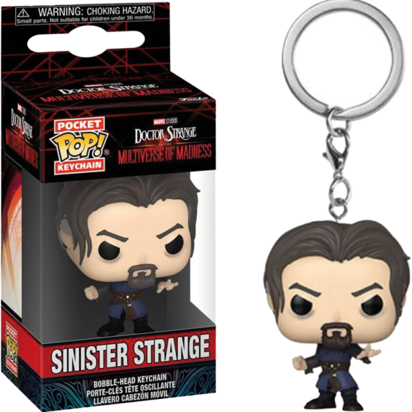 Llavero Funko Pocket Pop Keychain Marvel Doctor Strange In The Multiverse Of Madness - Sinister Strange