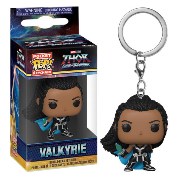 Llavero Funko Pocket Pop Keychain Marvel Thor Love And Thunder - Valkyrie