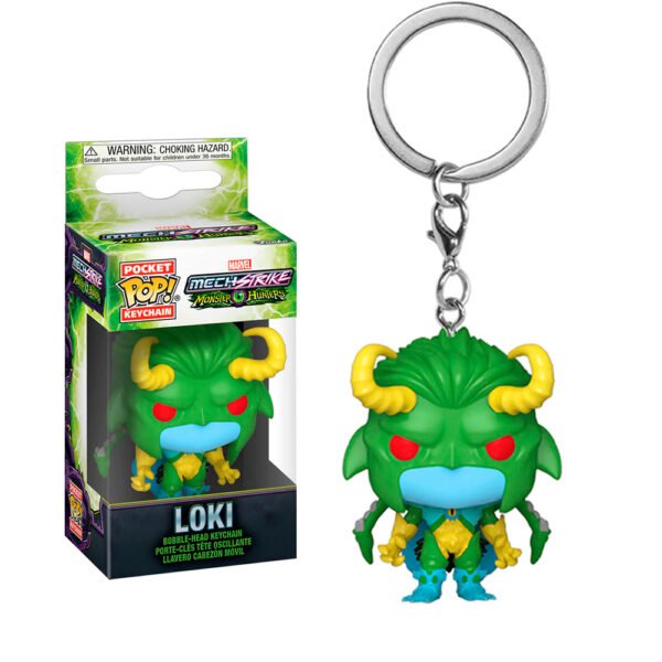 Llavero Funko Pocket Pop Keychain Mech Strike Monster Hunters - Loki