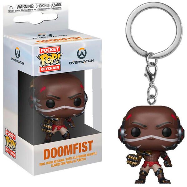 Llavero Funko Pocket Pop Keychain Overwatch - Doomfist