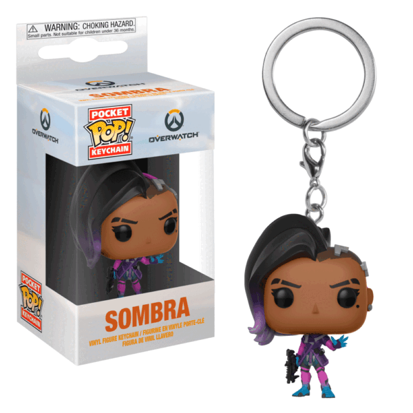 Llavero Funko Pocket Pop Keychain - Overwatch - Sombra
