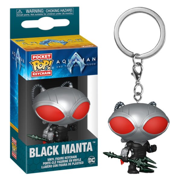Llavero Funko Pop Keychain Dc Aquaman And The Lost Kingdom - Black Manta (67575)