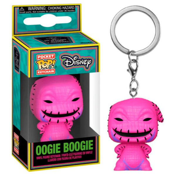Llavero Funko Pop Keychain Disney The Nightmare Before Christmas Blacklight - Oogie Boogie