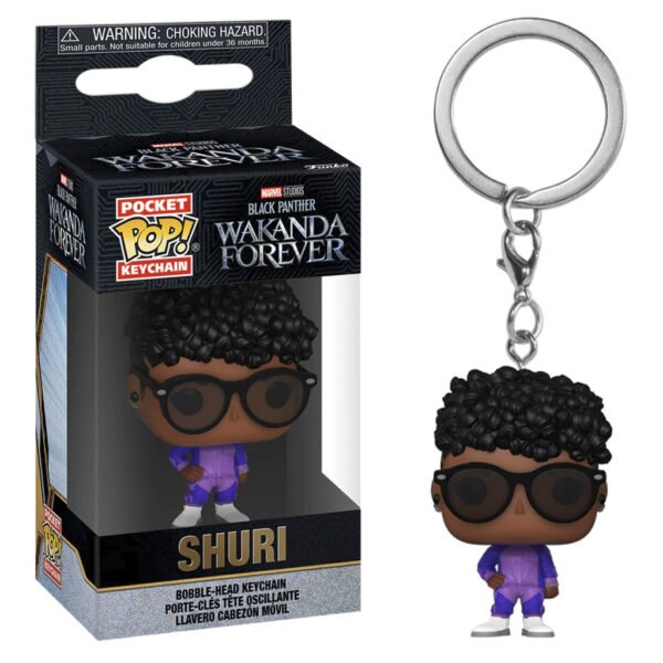 Llavero Funko Pop Keychain Marvel Black Panther: Wakanda Forever - Shuri (63937)