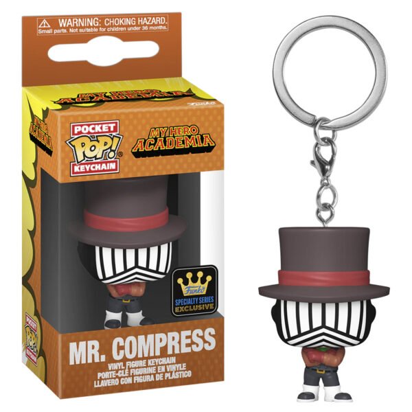 Llavero Funko Pop Keychain My Hero Academia Exclusive - Mr.compress (69749)