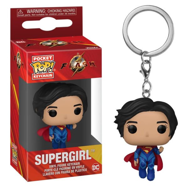 Llavero Funko Pop Keychain The Flash - Supergirl (65590)