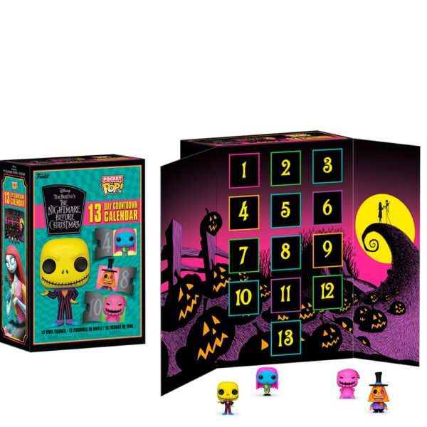 Calendario Funko Pop Pocket Calendar Disney - The Nightmare Before Christmas 2022 (blacklight)