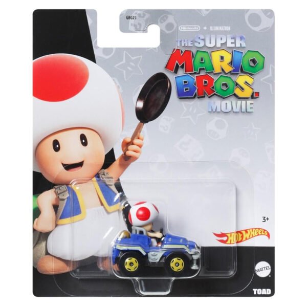 Carrinho Hot Wheels Super Mario Bros. Movie - Toad (1474)