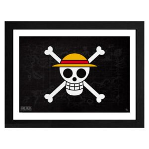 Cuadro Abystyle One Piece - Straw Hat Flag (58882)