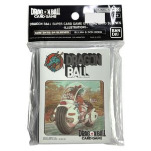 Protetor Cartas Bandai Dragon Ball Fusion World Card Game Deck Sleeves - Son Goku & Bulma 64 Pcs (5867)