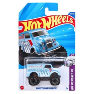 Carro Hot Wheels Hw Designed By 5/5-MONSTER Dairy Delivery Hyx93 (l2593)