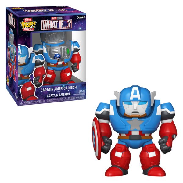 Funko Bitty Pop Bitty Bot Marvel What If? - Captain America Mech