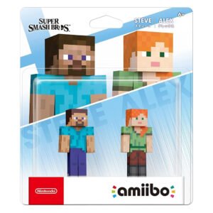 Amiibo Nintendo Super Smash Bros. - Minecraft Steve & Alex (81059)