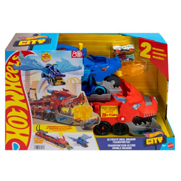 Hot Wheels - Ultimate Dual Dragon Transporter Jbm72