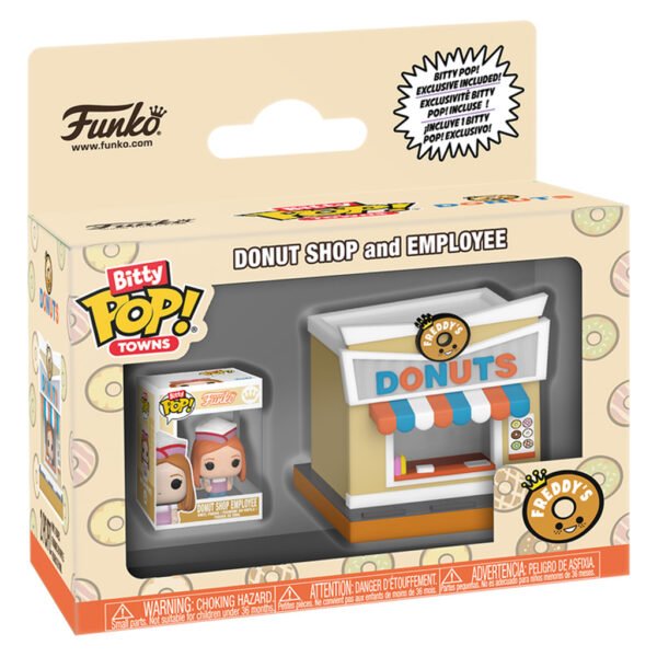 Funko Bitty Pop Towns - Donut Shop And Employee (93094)