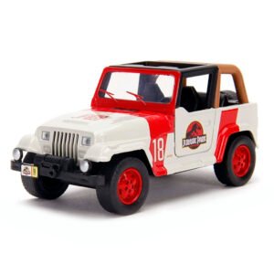 Miniatura de Auto Jada Hwr Jurassic World - Jeep Wrangler - Escala 1/32 (32129)