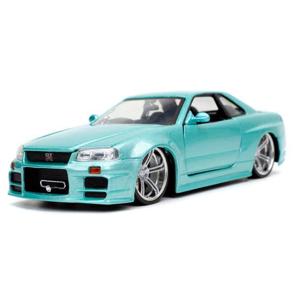 Miniatura de Auto Jada Fast & Furious - Brian's Nissan Skyline Gt-r / R34-ESCALA 1/24 (32608)