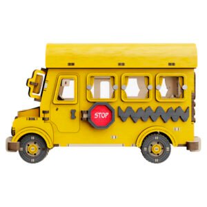 Juguete de Armar Puremind Snoopy - School Bus (1204)