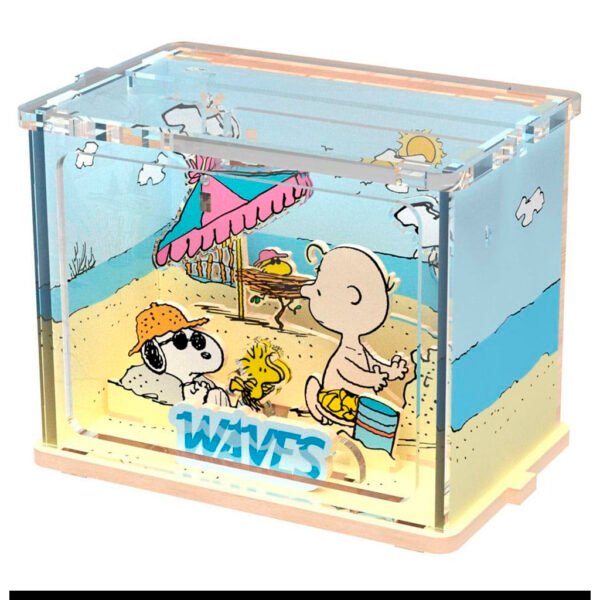 Juguete de Armar Puremind Mini Scene Snoopy - Chilling At The Beach (2103)