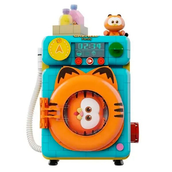Juguete de Armar Pantasy Blocks Garfield Movie Machines Washing (86821)
