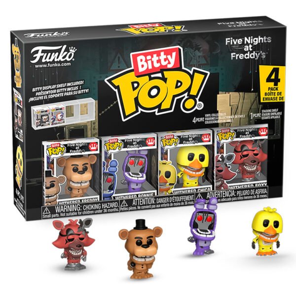 Funko Bitty Pop Five Nights At Freddys - Withered Freddy 4 Pack (92957)