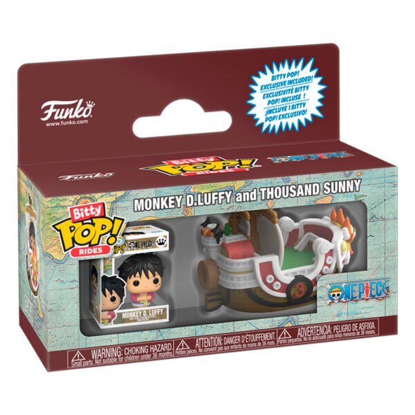 Funko Bitty Pop Rides One Piece - Monkey D.luffy Thousand Sunny (92965)