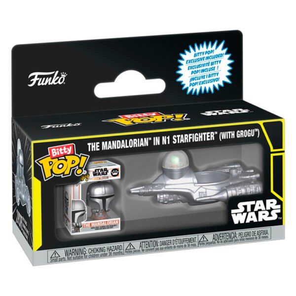 Funko Bitty Pop Rides Star Wars - Mandalorian Starfighter Grugu (92966)