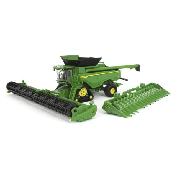 Colheitadeira Ertl John DEERE-X9 1100 With Front Tracks & Corn Heads - Escala 1/64 (45747)