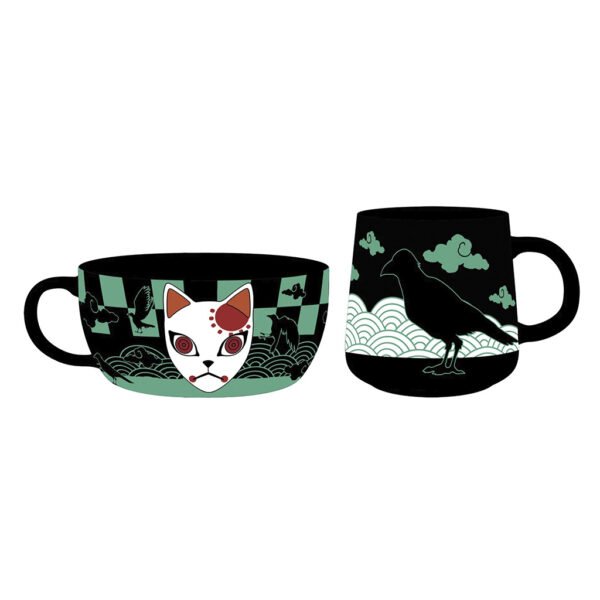 Set Café da Manhã Abystyle Taza & Tigela Kimetsu No Yalba: Demon Slayer (8296)