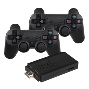 Consola Game Stick Lite 4K 1000 Juegos 2 Control + TV Stick - Negro