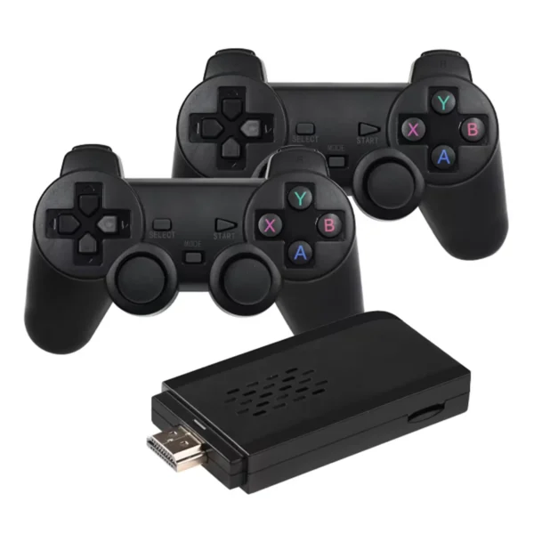 Consola Game Stick Lite 4K 1000 Juegos 2 Control + TV Stick - Negro