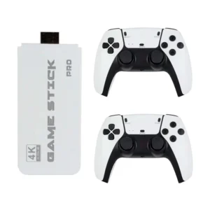 Consola Game Stick Pro PS5 4K UHD +1000 Juegos 2 Controles Inalámbricos - Blanco