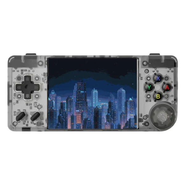 Consola Portátil Anbernic RG28XX 64GB Pantalla 3.0" 5000 Juegos - Negro Transparente