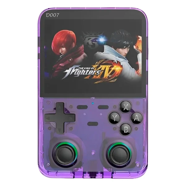 Consola Portátil D-007 Plus Pro 64GB Pantalla 3.5"-Púrpura Transparente