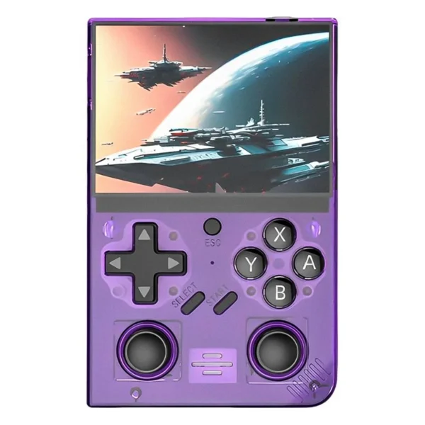 Consola Portátil D-R35PLUS 64GB Pantalla 3.5"-Púrpura Transparente