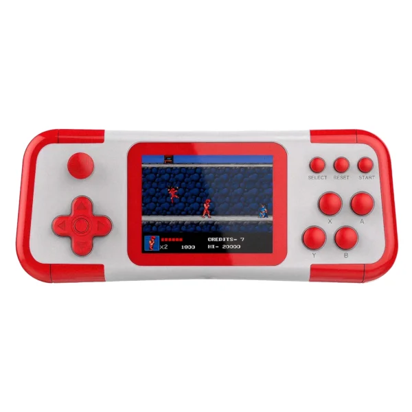 Consola Portátil Game Box A12 666 Juegos - Rojo y Blanco