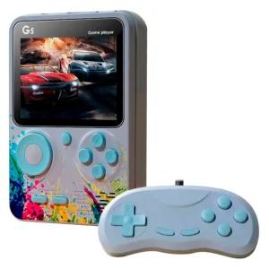 Consola Portátil Game Box G5 500 Juegos - Azul Gris