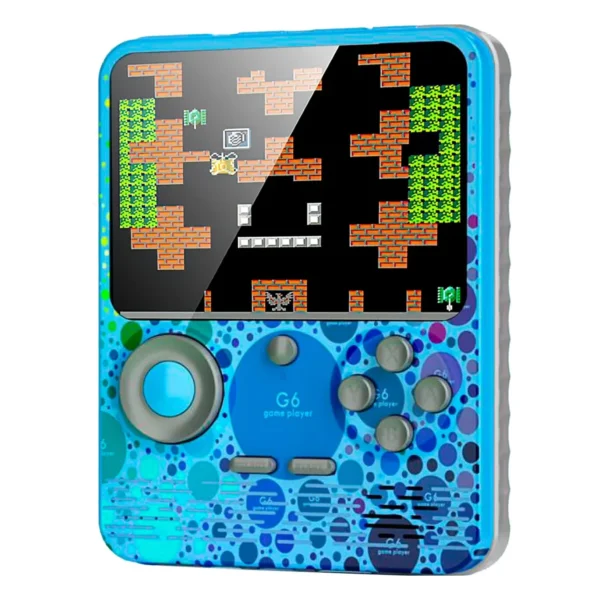 Consola Portátil Game Box G6 Power Bank 666 Juegos - Azul